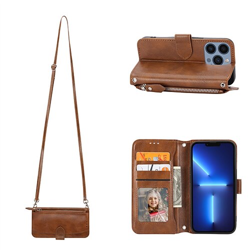 Phone Case For Apple Wallet Card iPhone 14 13 Pro Max 12 11 SE 2022 X XR XS Max 8 7 Wallet Zipper with Phone Strap Lines / Waves Solid Colored PC PU Leather
Phone Case For Apple Wallet Card iPhone 14 13 Pro Max 12 11 SE 2022 X XR XS Max 8 7 Wallet Zipper with Phone Strap Lines / Waves Solid Colored PC PU Leather
