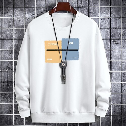 Men's Sweatshirt Pullover Letter Casual Daily Holiday Hot Stamping Casual Streetwear Hoodies Sweatshirts White Black Yellow
Men's Sweatshirt Pullover Letter Casual Daily Holiday Hot Stamping Casual Streetwear Hoodies Sweatshirts White Black Yellow