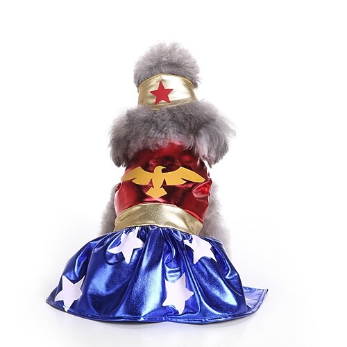 Oktoberfest Dog Costume Dog Cat Costume Dress Color Block Stars Fashion Funny Party Halloween Dog Clothes Puppy Clothes Dog Outfits Breathable Red / Blue Costume for Girl and Boy Dog Polyster XL
Oktoberfest Dog Costume Dog Cat Costume Dress Color Block Stars Fashion Funny Party Halloween Dog Clothes Puppy Clothes Dog Outfits Breathable Red / Blue Costume for Girl and Boy Dog Polyster XL