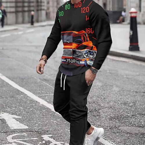 Men's Tracksuit Hoodies Set Graphic Patterned Letter 2 Piece Print Sports Outdoor Casual Sports 3D Print Sportswear Basic Essential Hoodies Sweatshirts Black Blue Purple
Men's Tracksuit Hoodies Set Graphic Patterned Letter 2 Piece Print Sports Outdoor Casual Sports 3D Print Sportswear Basic Essential Hoodies Sweatshirts Black Blue Purple