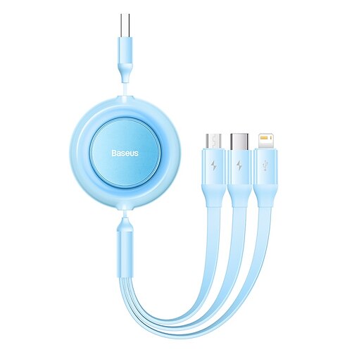 BASEUS Kabel 66W 3,9 fod USB A til Type C / Micro / IP 3.5 A Hurtig opladning 3 i 1 Til iPad Samsung Xiaomi Tilbehør til mobiltelefoner
BASEUS Kabel 66W 3,9 fod USB A til Type C / Micro / IP 3.5 A Hurtig opladning 3 i 1 Til iPad Samsung Xiaomi Tilbehør til mobiltelefoner