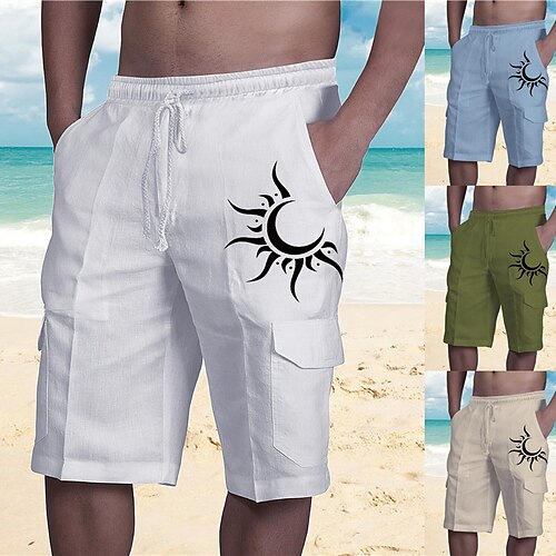 Hombre Pantalón corto Pantalones cortos de verano Pantalones cortos de playa Pantalones cortos holgados Correa Cintura elástica Múltiples bolsillos Graphic Sol Transpirable Suave Corto Casual Diario
Hombre Pantalón corto Pantalones cortos de verano Pantalones cortos de playa Pantalones cortos holgados Correa Cintura elástica Múltiples bolsillos Graphic Sol Transpirable Suave Corto Casual Diario