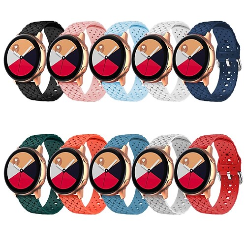 1 pcs Smart Watch Band for Samsung Galaxy Gear S2 Classic Watch 42mm Watch 3 41mm Watch Active 2 40mm / 44mm, Watch Active 40mm Silicone Smartwatch Strap Adjustable Braided Shockproof Sport Band
1 pcs Smart Watch Band for Samsung Galaxy Gear S2 Classic Watch 42mm Watch 3 41mm Watch Active 2 40mm / 44mm, Watch Active 40mm Silicone Smartwatch Strap Adjustable Braided Shockproof Sport Band