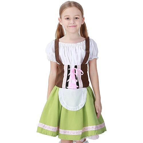 Oktoberfest Beer International Beer Festival Dirndl Trachtenkleider Girls' Dress Bavarian Costume
Oktoberfest Beer International Beer Festival Dirndl Trachtenkleider Girls' Dress Bavarian Costume