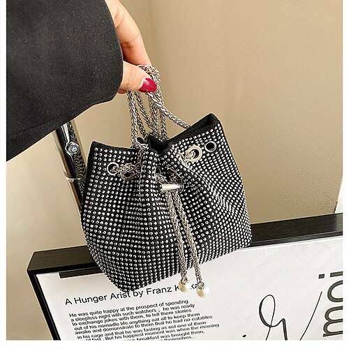 Women's Sling Bags Crossbody Bag PU Leather Chain Vintage Rhinestone Daily Going out Black Silver
Women's Sling Bags Crossbody Bag PU Leather Chain Vintage Rhinestone Daily Going out Black Silver