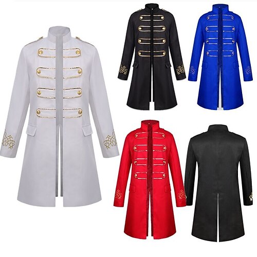 Vintage Inspired Medieval Outerwear Men's Costume Vintage Cosplay Halloween Long Sleeve Coat Halloween
Vintage Inspired Medieval Outerwear Men's Costume Vintage Cosplay Halloween Long Sleeve Coat Halloween