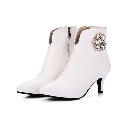 Damen Stiefel Stiefel mit Absatz Täglich Stiefeletten Stiefeletten Winter Strass Stöckelabsatz Spitze Zehe Minimalismus PU Leder Reißverschluss Einfarbig Schwarz Weiß Fuchsie
Damen Stiefel Stiefel mit Absatz Täglich Stiefeletten Stiefeletten Winter Strass Stöckelabsatz Spitze Zehe Minimalismus PU Leder Reißverschluss Einfarbig Schwarz Weiß Fuchsie