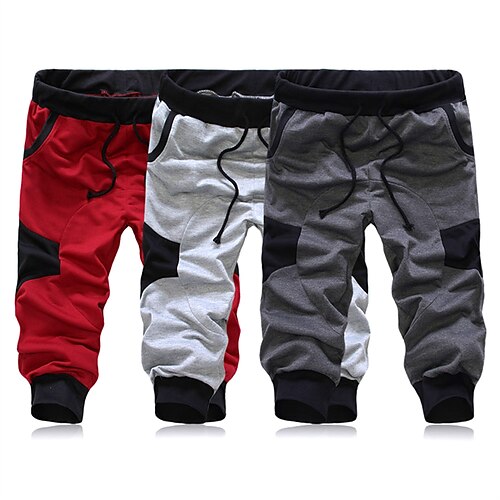 Men's Classic Style Fashion Shorts Sweat Shorts Drawstring Elastic Waist Calf-Length Pants Sports Outdoor Casual Micro-elastic Color Block Comfort Breathable Mid Waist Wine Light gray Dark Gray L XL
Men's Classic Style Fashion Shorts Sweat Shorts Drawstring Elastic Waist Calf-Length Pants Sports Outdoor Casual Micro-elastic Color Block Comfort Breathable Mid Waist Wine Light gray Dark Gray L XL