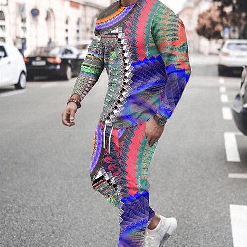 Men's Tracksuit Hoodies Set Graphic Patterned Geometric 2 Piece Print Sports Outdoor Casual Sports 3D Print Sportswear Basic Essential Hoodies Sweatshirts Green Purple Yellow
Men's Tracksuit Hoodies Set Graphic Patterned Geometric 2 Piece Print Sports Outdoor Casual Sports 3D Print Sportswear Basic Essential Hoodies Sweatshirts Green Purple Yellow