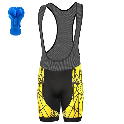 21Grams Men's Cycling Bib Shorts Bike Bottoms Mountain Bike MTB Road Bike Cycling Sports Stripes 3D Pad Cycling Breathable Quick Dry Yellow Polyester Spandex Clothing Apparel Bike Wear / Stretchy
21Grams Men's Cycling Bib Shorts Bike Bottoms Mountain Bike MTB Road Bike Cycling Sports Stripes 3D Pad Cycling Breathable Quick Dry Yellow Polyester Spandex Clothing Apparel Bike Wear / Stretchy