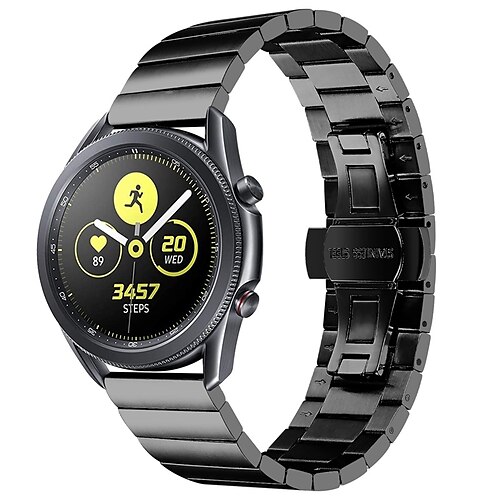 1 pcs Smart Watch Band for Samsung Galaxy Gear S2 Classic Watch 3 45mm, Watch 46mm Gear S3 Frontier, Gear S3 Classic 22mm Stainless Steel Smartwatch Strap Adjustable Rugged Stainless Steel Buckle
1 pcs Smart Watch Band for Samsung Galaxy Gear S2 Classic Watch 3 45mm, Watch 46mm Gear S3 Frontier, Gear S3 Classic 22mm Stainless Steel Smartwatch Strap Adjustable Rugged Stainless Steel Buckle