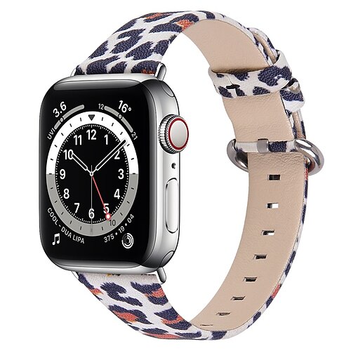 1pc Smart Watch Band Compatible with Apple iWatch 38/40/41mm 42/44/45mm Genuine Leather Luxury Adjustable Breathable Leather Loop for iWatch Smartwatch Strap Wristband for Series 7 / SE / 6/5/4/3/2/1
1pc Smart Watch Band Compatible with Apple iWatch 38/40/41mm 42/44/45mm Genuine Leather Luxury Adjustable Breathable Leather Loop for iWatch Smartwatch Strap Wristband for Series 7 / SE / 6/5/4/3/2/1