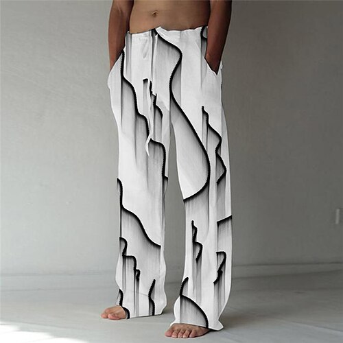 Men's Trousers Beach Pants Pocket Drawstring Elastic Waist Abstract Graphic Prints Comfort Breathable Casual Daily Holiday Streetwear Designer Blue Purple
Men's Trousers Beach Pants Pocket Drawstring Elastic Waist Abstract Graphic Prints Comfort Breathable Casual Daily Holiday Streetwear Designer Blue Purple