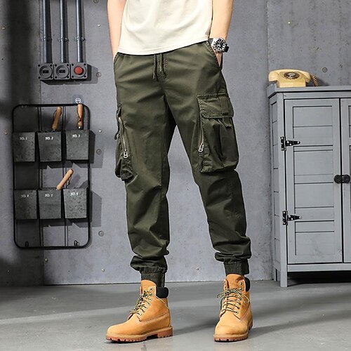 Men's Cargo Pants Hiking Pants Trousers Tactical Pants Military Outdoor Ripstop Breathable Quick Dry Zipper Pocket Bottoms Drawstring Elastic Waist Black Grey Cotton Fishing Climbing Camping / Hiking
Men's Cargo Pants Hiking Pants Trousers Tactical Pants Military Outdoor Ripstop Breathable Quick Dry Zipper Pocket Bottoms Drawstring Elastic Waist Black Grey Cotton Fishing Climbing Camping / Hiking