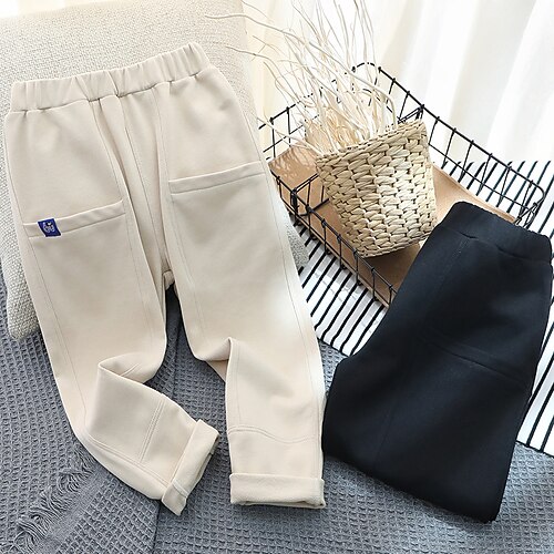Kids Boys Pants Black Beige Solid Colored Fall Spring Active Casual 3-12 Years
Kids Boys Pants Black Beige Solid Colored Fall Spring Active Casual 3-12 Years
