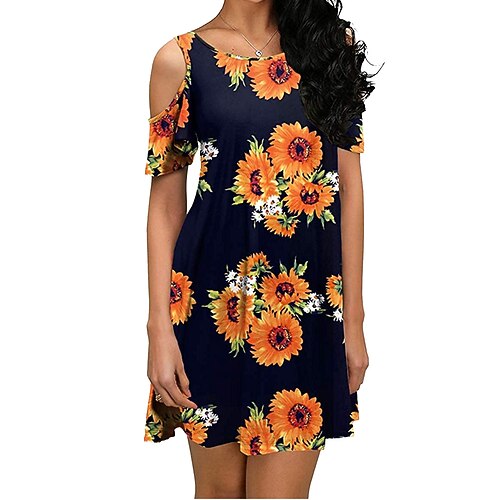 Women's A Line Dress Short Mini Dress Black Short Sleeve Floral Patchwork Print Summer Crew Neck Casual Fashion Modern 2022 S M L XL XXL
Women's A Line Dress Short Mini Dress Black Short Sleeve Floral Patchwork Print Summer Crew Neck Casual Fashion Modern 2022 S M L XL XXL