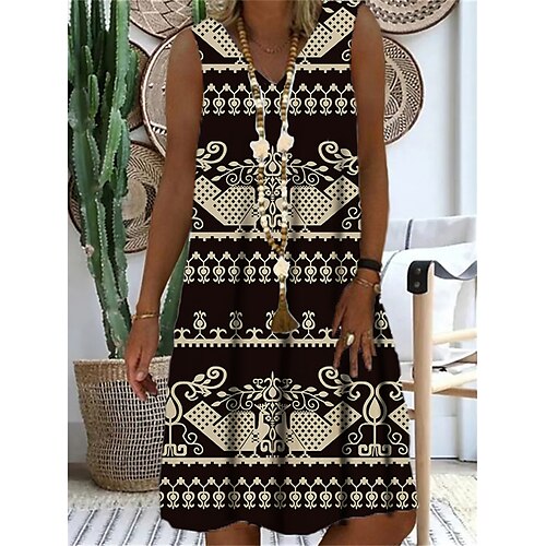 Women's Shift Dress Short Mini Dress Yellow Sleeveless Floral Geometric Print Spring Summer V Neck Casual Vacation 2022 S M L XL XXL 3XL
Women's Shift Dress Short Mini Dress Yellow Sleeveless Floral Geometric Print Spring Summer V Neck Casual Vacation 2022 S M L XL XXL 3XL