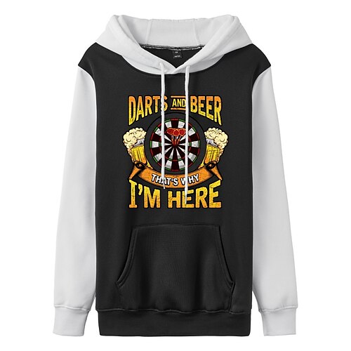 Women's Pullover Hoodie Sweatshirt Text Oktoberfest Beer Beer Front Pocket Print Daily Sports Hot Stamping Active Streetwear Hoodies Sweatshirts Black And White White Black
Women's Pullover Hoodie Sweatshirt Text Oktoberfest Beer Beer Front Pocket Print Daily Sports Hot Stamping Active Streetwear Hoodies Sweatshirts Black And White White Black