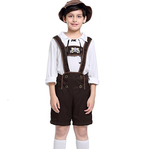Kids Boys Halloween Shirt Shorts Clothing Set 3 Pieces 3/4 Length Sleeve Brown Color Block Special Occasion Cosplay Costumes Casual Costume 3-8 Years
Kids Boys Halloween Shirt Shorts Clothing Set 3 Pieces 3/4 Length Sleeve Brown Color Block Special Occasion Cosplay Costumes Casual Costume 3-8 Years