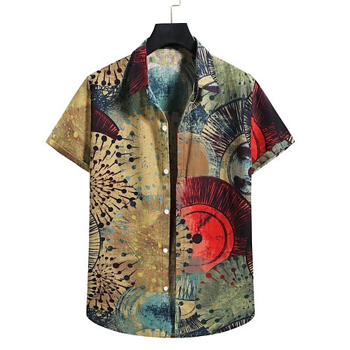 Men's Shirt 3D Print Graphic Patterned Turndown Street Daily Button-Down Short Sleeve Tops Casual Fashion Comfortable Brown
Men's Shirt 3D Print Graphic Patterned Turndown Street Daily Button-Down Short Sleeve Tops Casual Fashion Comfortable Brown