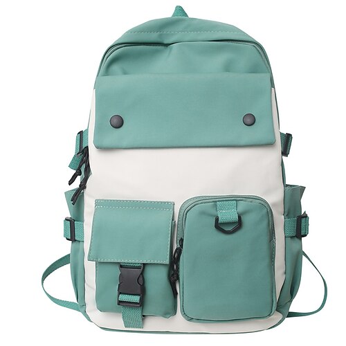 Women's Kid's School Bag Bookbag Nylon Color Block Letter Large Capacity Durable Zipper School Daily Green Black Blue Pink Red
Women's Kid's School Bag Bookbag Nylon Color Block Letter Large Capacity Durable Zipper School Daily Green Black Blue Pink Red