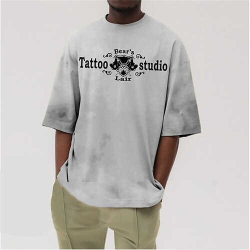 Men's T shirt Tee 3D Print Graphic Patterned Letter Plus Size Crew Neck Daily Sports Print Half Sleeve Tops Designer Basic Casual Oversized Green White Black / Summer
Men's T shirt Tee 3D Print Graphic Patterned Letter Plus Size Crew Neck Daily Sports Print Half Sleeve Tops Designer Basic Casual Oversized Green White Black / Summer