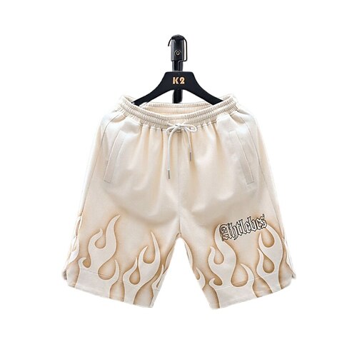Men's Chic Modern Casual Chinos Shorts Pocket Multi Pocket Elastic Drawstring Design Knee Length Pants Leisure Sports Beach Micro-elastic Flame Letter Comfort Breathable Mid Waist White Black Yellow
Men's Chic Modern Casual Chinos Shorts Pocket Multi Pocket Elastic Drawstring Design Knee Length Pants Leisure Sports Beach Micro-elastic Flame Letter Comfort Breathable Mid Waist White Black Yellow