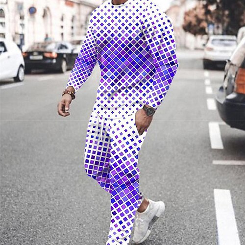 Men's Tracksuit Hoodies Set Graphic Patterned Gradient 2 Piece Print Sports Outdoor Casual Sports 3D Print Sportswear Basic Essential Hoodies Sweatshirts Green Blue Purple
Men's Tracksuit Hoodies Set Graphic Patterned Gradient 2 Piece Print Sports Outdoor Casual Sports 3D Print Sportswear Basic Essential Hoodies Sweatshirts Green Blue Purple