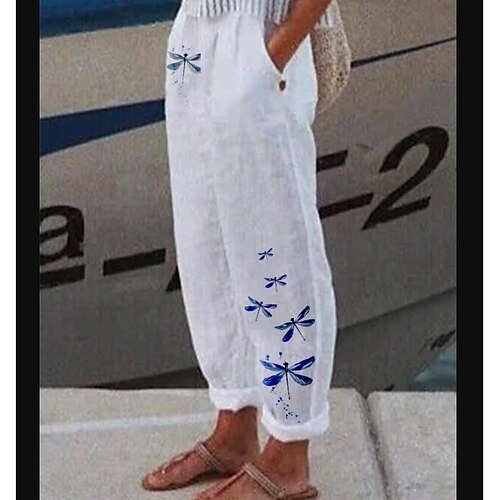 Women's Chinos Pants Trousers 2 3 4 Mid Waist Fashion Casual Weekend Side Pockets Print Micro-elastic Full Length Comfort Animal S M L XL 2XL / Loose Fit
Women's Chinos Pants Trousers 2 3 4 Mid Waist Fashion Casual Weekend Side Pockets Print Micro-elastic Full Length Comfort Animal S M L XL 2XL / Loose Fit