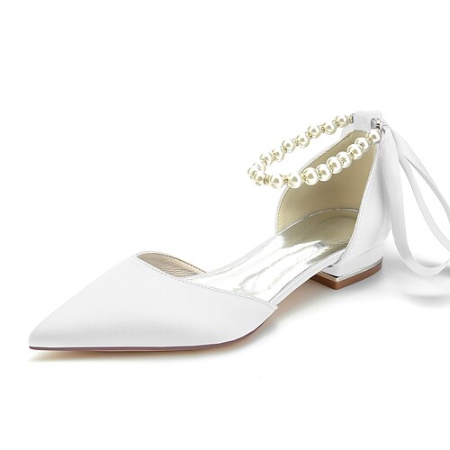 Per donna scarpe da sposa Matrimonio Feste Appartamenti di nozze Scarpe da sposa Scarpe da damigella d'onore Estate Perle di imitazione Brillantini Nastro Piatto Appuntite Elegante Dolce Raso Con
Per donna scarpe da sposa Matrimonio Feste Appartamenti di nozze Scarpe da sposa Scarpe da damigella d'onore Estate Perle di imitazione Brillantini Nastro Piatto Appuntite Elegante Dolce Raso Con