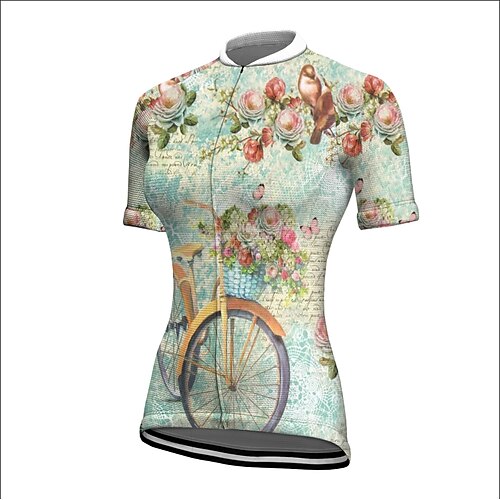 21Grams Women's Cycling Jersey Short Sleeve Bike Jacket Tracksuit Jersey with 3 Rear Pockets Mountain Bike MTB Road Bike Cycling Breathable Quick Dry Reflective Strips White Graphic Patterned Animal
21Grams Women's Cycling Jersey Short Sleeve Bike Jacket Tracksuit Jersey with 3 Rear Pockets Mountain Bike MTB Road Bike Cycling Breathable Quick Dry Reflective Strips White Graphic Patterned Animal