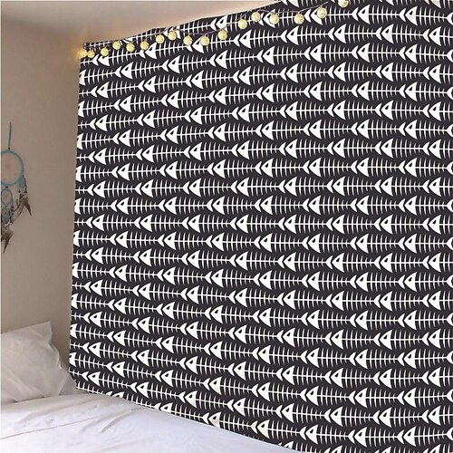 Wall Tapestry Art Decor Blanket Curtain Hanging Home Bedroom Living Room Decoration Polyester Fish Bone 3D Visual
Wall Tapestry Art Decor Blanket Curtain Hanging Home Bedroom Living Room Decoration Polyester Fish Bone 3D Visual