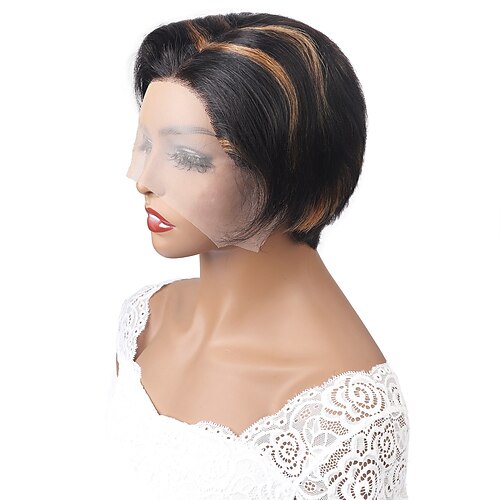 PiXie Brazilian Human Wig With A Gradual Change Of Color And A Lace Side Part
PiXie Brazilian Human Wig With A Gradual Change Of Color And A Lace Side Part