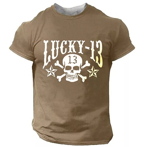 Hombre Camiseta Cráneos Letra Cuello Barco Verde Trébol Amarillo Gris Negro Casual Diario Manga Corta Ropa Fresco Casual
Hombre Camiseta Cráneos Letra Cuello Barco Verde Trébol Amarillo Gris Negro Casual Diario Manga Corta Ropa Fresco Casual