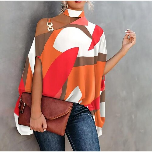 Mujer Camisa Blusa Suéter de cuello de tortuga Rosa Naranja Dorado Graphic Floral Estampado Sin Mangas Casual Diario Vintage Elegante Casual Hombros Caídos Regular S
Mujer Camisa Blusa Suéter de cuello de tortuga Rosa Naranja Dorado Graphic Floral Estampado Sin Mangas Casual Diario Vintage Elegante Casual Hombros Caídos Regular S