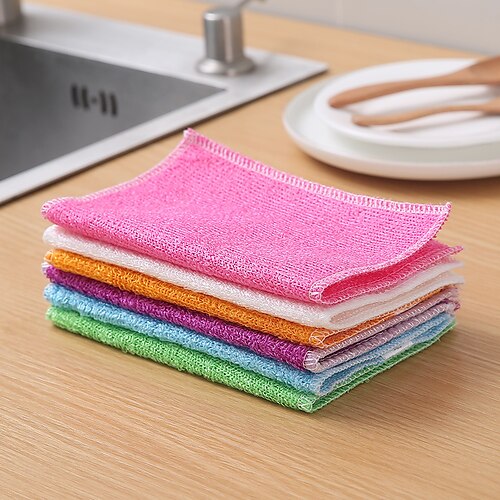 Kitchen Anti-grease Wipping Rags Efficient Bamboo Fiber Cleaning Cloth Home Washing Dish Multifunctional Cleaning Tools
Kitchen Anti-grease Wipping Rags Efficient Bamboo Fiber Cleaning Cloth Home Washing Dish Multifunctional Cleaning Tools