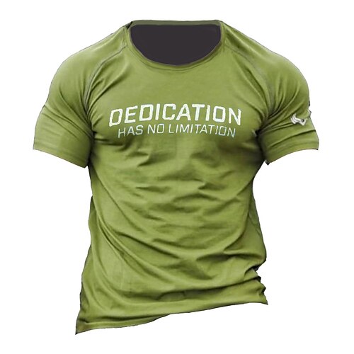 Men's Unisex T shirt Tee Graphic Prints Letter Crew Neck Street Daily Print Short Sleeve Tops Casual Classic Big and Tall Sports Green / Summer
Men's Unisex T shirt Tee Graphic Prints Letter Crew Neck Street Daily Print Short Sleeve Tops Casual Classic Big and Tall Sports Green / Summer