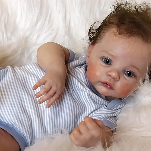 49CM 19 inch Reborn Baby Doll Meadow Soft Touch 3D skin Hand Painted Multiple Layers with Genesis Paint High Quality Art Doll
49CM 19 inch Reborn Baby Doll Meadow Soft Touch 3D skin Hand Painted Multiple Layers with Genesis Paint High Quality Art Doll