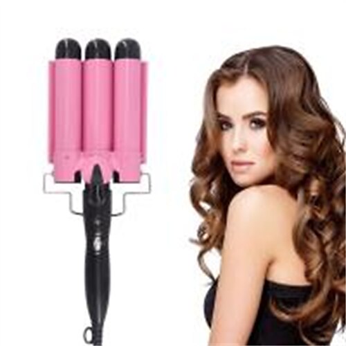 Hair Curling Iron Ceramic Professional Triple Barrel Hair Curler Egg Roll Hair Styling Tools Hair Styler Wand Curler Irons
Hair Curling Iron Ceramic Professional Triple Barrel Hair Curler Egg Roll Hair Styling Tools Hair Styler Wand Curler Irons