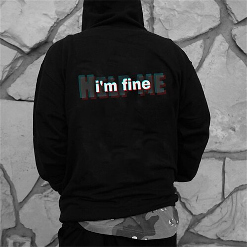 Men's Hoodie Pullover Hoodie Sweatshirt Graphic Patterned Letter Casual Daily Holiday Hot Stamping Casual Streetwear Hoodies Sweatshirts Black
Men's Hoodie Pullover Hoodie Sweatshirt Graphic Patterned Letter Casual Daily Holiday Hot Stamping Casual Streetwear Hoodies Sweatshirts Black