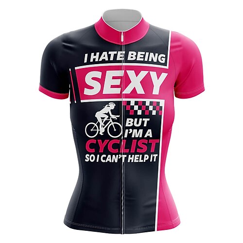 21Grams Women's Cycling Jersey Short Sleeve Bike Jersey Top with 3 Rear Pockets Mountain Bike MTB Road Bike Cycling Breathable Quick Dry Moisture Wicking Reflective Strips Rose Red Graphic Polyester
21Grams Women's Cycling Jersey Short Sleeve Bike Jersey Top with 3 Rear Pockets Mountain Bike MTB Road Bike Cycling Breathable Quick Dry Moisture Wicking Reflective Strips Rose Red Graphic Polyester