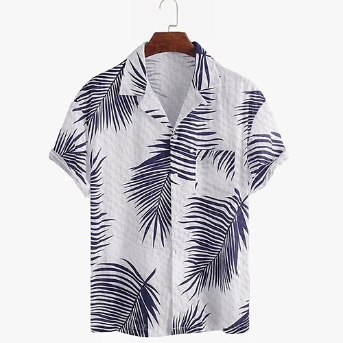 Men's Shirt 3D Print Leaves Turndown Street Daily 3D Button-Down Short Sleeve Tops Casual Fashion Breathable Comfortable Blue Yellow Fuchsia / Beach
Men's Shirt 3D Print Leaves Turndown Street Daily 3D Button-Down Short Sleeve Tops Casual Fashion Breathable Comfortable Blue Yellow Fuchsia / Beach