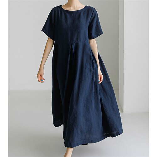 Damen Baumwoll-Leinenkleid Casual kleid Schaukelkleid Maxikleid Baumwollmischung Stilvoll Brautkleider schlicht Täglich Festtage Urlaub Rundhalsausschnitt Rüschen Tasche Kurzarm Sommer Frühling 2022
Damen Baumwoll-Leinenkleid Casual kleid Schaukelkleid Maxikleid Baumwollmischung Stilvoll Brautkleider schlicht Täglich Festtage Urlaub Rundhalsausschnitt Rüschen Tasche Kurzarm Sommer Frühling 2022