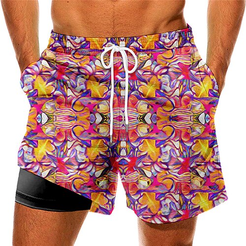 Men's Swim Trunks Swim Shorts Quick Dry Board Shorts Bathing Suit Compression Liner with Pockets Drawstring Swimming Surfing Beach Water Sports Printed Spring Summer
Men's Swim Trunks Swim Shorts Quick Dry Board Shorts Bathing Suit Compression Liner with Pockets Drawstring Swimming Surfing Beach Water Sports Printed Spring Summer