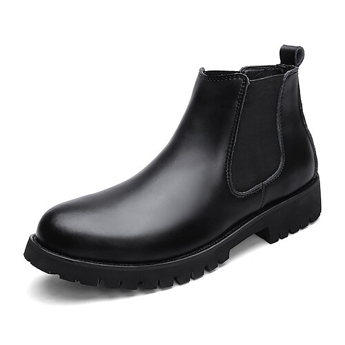 Homens Botas Botas Chelsea Vintage Casual Formais Diário Couro Ecológico Botas / Botins Preto Marron Inverno Outono
Homens Botas Botas Chelsea Vintage Casual Formais Diário Couro Ecológico Botas / Botins Preto Marron Inverno Outono
