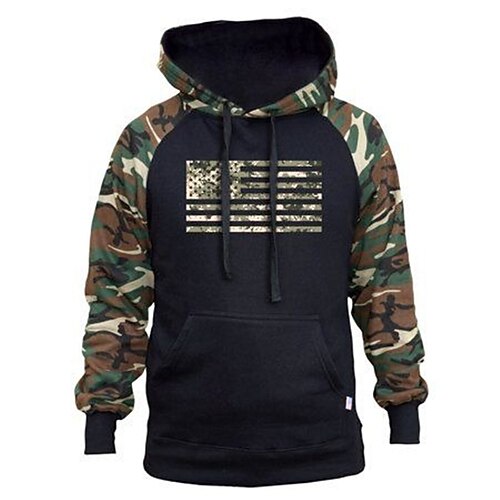 Men's Pullover Hoodie Sweatshirt Graphic Patterned Camouflage Color Block Patchwork Daily Sports Streetwear 3D Print Casual Big and Tall Hoodies Sweatshirts Black
Men's Pullover Hoodie Sweatshirt Graphic Patterned Camouflage Color Block Patchwork Daily Sports Streetwear 3D Print Casual Big and Tall Hoodies Sweatshirts Black