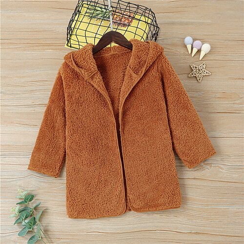 Kids Girls' Coat Outerwear Plain Long Sleeve Coat Daily Cotton Basic Black Pink Dark Gray Winter Fall 2-6 Years
Kids Girls' Coat Outerwear Plain Long Sleeve Coat Daily Cotton Basic Black Pink Dark Gray Winter Fall 2-6 Years