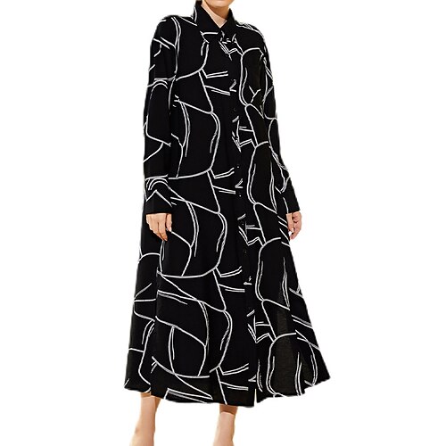 robe décontractée pour femme robe chemise robe droite robe longue maxi robe noir ligne à manches longues ruché hiver automne automne col de chemise robe d'hiver automne robe coupe ample 2023 s m l xl
robe décontractée pour femme robe chemise robe droite robe longue maxi robe noir ligne à manches longues ruché hiver automne automne col de chemise robe d'hiver automne robe coupe ample 2023 s m l xl