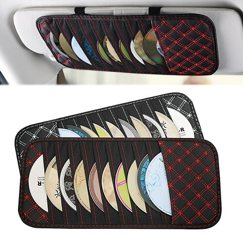 Starfire 1 Pack Dvd Storage Case Car Sun Visor Cd Disc Holder Cd Dvd Storage Pouch Bag Vehicle Organizer Auto Interior Accessories
Starfire 1 Pack Dvd Storage Case Car Sun Visor Cd Disc Holder Cd Dvd Storage Pouch Bag Vehicle Organizer Auto Interior Accessories