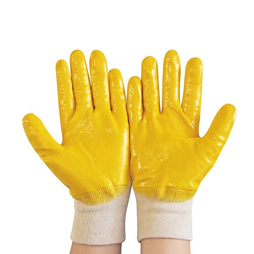 Cotton Wool Nitrile Gloves Oil-proof Wear-resistant Semi-dipped Rubber Yellow Nitrile Flannel Labor Gloves
Cotton Wool Nitrile Gloves Oil-proof Wear-resistant Semi-dipped Rubber Yellow Nitrile Flannel Labor Gloves